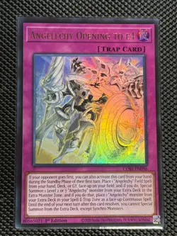 Angelechy Opening to e4 1st Edition Ultra Rare Chaos Origins CORI-EN096 NM - Image 1
