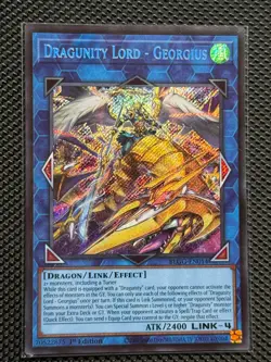 Dragunity Lord - Georgius 1st Edition Secret Rare Glorious Gallery BLGG-EN014 NM - Image 1