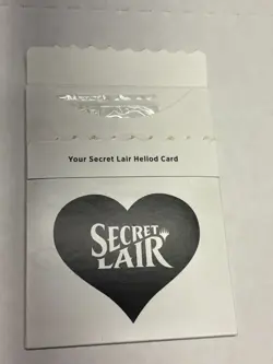 Magic The Gathering Secret Lair Your Foil Secret Lair Heliod Card NOP Pack Seal - Image 1