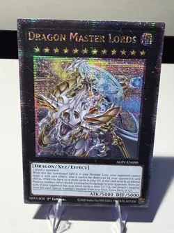Dragon Master Lords Alin-En000 1st Edition Quarter Century Secret Rare Near Mint - Image 2