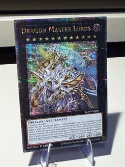 Dragon Master Lords Alin-En000 1st Edition Quarter Century Secret Rare Near Mint - Image 4