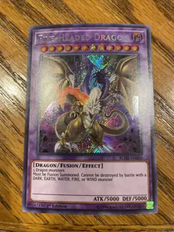 Five-Headed Dragon BLHR-EN000 (Alternate Art) Secret Rare NM 1st Edition - Image 1