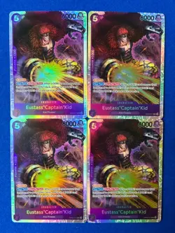 One Piece CCG - Eustass"Captain"Kid OP05-074 Awakening of the New Era Foil [x4] - Image 1