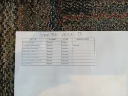 STAR TREK CCG 1E Starter Deck II FULL SET OF 8 STARTER CARDS EX/NM Decipher 2000 - Image 2