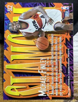 Michael Finley 1996-97 Skybox Z Force Slam Cam #SC2 Iconic Card - Image 2