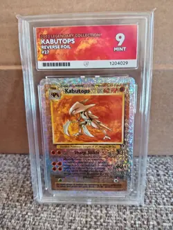 ACE 9 Kabutops Reverse Holo 27/110 Legendary Collection Ace Label Graded Card - Image 4