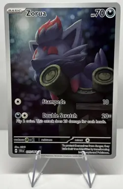 Pokemon TCG Zorua 075/064 Illustration Rare Shrouded Fable Card Near Mint - Image 1
