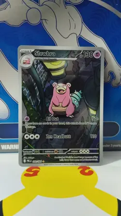 Slowbro 90/84 Illustration Rare, Pitch Black, Full Art Holo, Pokemon TCG, NM - Image 1