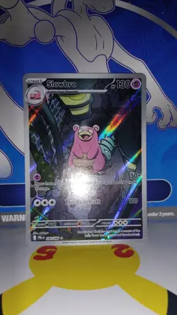 Slowbro 90/84 Illustration Rare, Pitch Black, Full Art Holo, Pokemon TCG, NM - Image 2