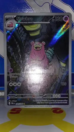 Slowbro 90/84 Illustration Rare, Pitch Black, Full Art Holo, Pokemon TCG, NM - Image 4