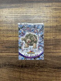 Golem #76 Pokemon Topps Series 1 Card (Blue Label) LP-NM - Image 1