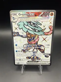 Greninja Ex 198/167 Ultra Rare Holo SV06: Twilight Masquerade Pokemon Card TCG - Image 1