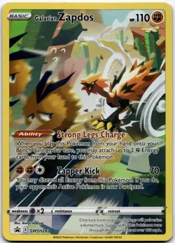 Galarian Zapdos Promo SWSH: Sword & Shield Promo Cards SWSH283 NM - Image 1