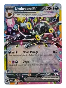 Umbreon EX 060/131 Prismatic Evolutions Double Rare Pokemon Card NM - Image 1