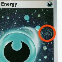 🌀HD Darkness Energy Cosmos Holo w Mew Tail Swirl SVE MEW 007 151 Pokemon Card - Image 1
