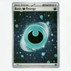🌀HD Darkness Energy Cosmos Holo w Mew Tail Swirl SVE MEW 007 151 Pokemon Card - Image 2