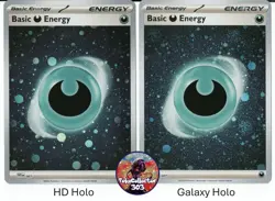 🌀HD Darkness Energy Cosmos Holo w Mew Tail Swirl SVE MEW 007 151 Pokemon Card - Image 4