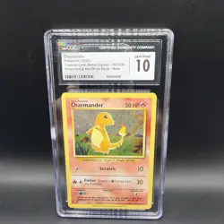 Charmander 001/034 Trading Card Game Classic Holo CGC 10 - Image 1