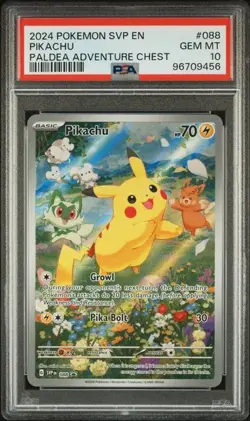 PSA 10 Pikachu 088 Sv: Scarlet & Violet Promo Card - Image 1