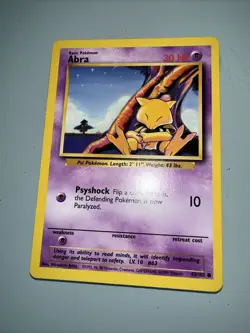 1999 ABRA 43/102 Pokemon Base Set Card Near Mint NM Never Played WOTC Common - Image 2