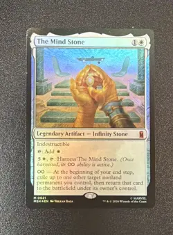 2026 Magic The Gathering Marvel The Mind Stone Holo Card M 0021 - Image 1