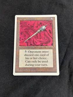 1993 MTG Unlimited Edition Disrupting Scepter - Lightly PLayed - Ungraded - Image 1
