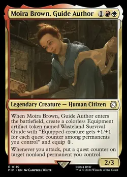 Moira Brown, Guide Author NM-Mint Universes Beyond: Fallout MTG - Image 1