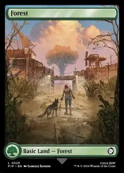 Forest (0325) NM-Mint Universes Beyond: Fallout MTG - Image 1