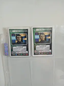 Star Trek CCG 1E First Anthology Complete Set/6 WB Preview Cards + Duplicates NM - Image 2