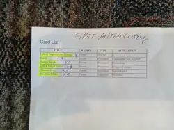 Star Trek CCG 1E First Anthology Complete Set/6 WB Preview Cards + Duplicates NM - Image 3