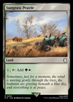 Sungrass Prairie NM-Mint Universes Beyond: Fallout MTG - Image 1