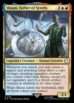 Shaun, Father of Synths NM-Mint Universes Beyond: Fallout MTG - Image 1