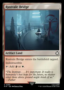 Rustvale Bridge NM-Mint Universes Beyond: Fallout MTG - Image 1
