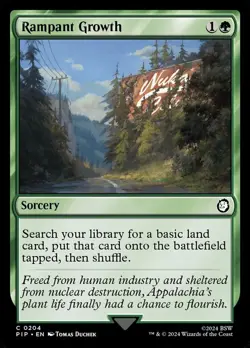 Rampant Growth NM-Mint Universes Beyond: Fallout MTG - Image 1