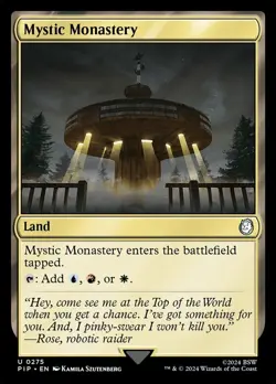 Mystic Monastery NM-Mint Universes Beyond: Fallout MTG - Image 1