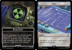 Radiation // Copy Double-Sided Token NM-Mint Universes Beyond: Fallout MTG - Image 1