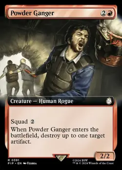 Powder Ganger - Extended Art NM-Mint Universes Beyond: Fallout MTG - Image 1