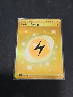 Pokemon TCG English Card Scarlet & Violet base Basic Lightning Energy 257/198 - Image 1