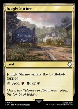 Jungle Shrine NM-Mint Universes Beyond: Fallout MTG - Image 1