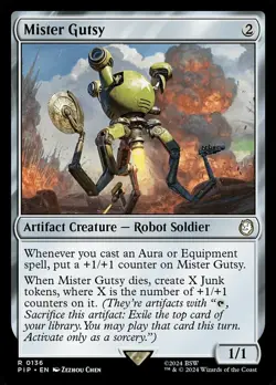 Mister Gutsy NM-Mint Universes Beyond: Fallout MTG - Image 1
