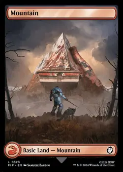 Mountain (0323) NM-Mint Universes Beyond: Fallout MTG - Image 1
