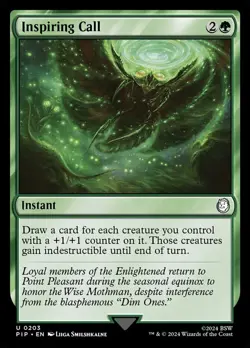 Inspiring Call NM-Mint Universes Beyond: Fallout MTG - Image 1