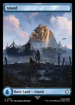 Island (0319) NM-Mint Universes Beyond: Fallout MTG - Image 1
