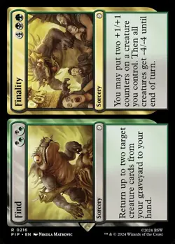 Find // Finality NM-Mint Universes Beyond: Fallout MTG - Image 1