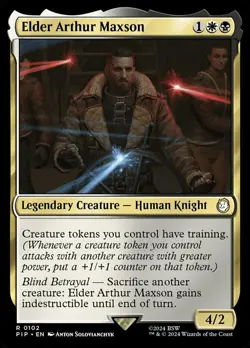Elder Arthur Maxson NM-Mint Universes Beyond: Fallout MTG - Image 1