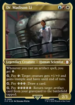 Dr. Madison Li (Display Commander) - Thick Stock - Foil Etched NM-Mint Universes - Image 1