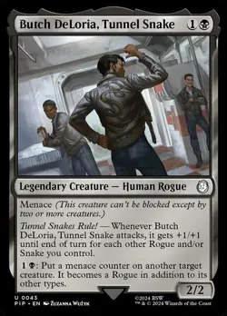 Butch DeLoria, Tunnel Snake NM-Mint Universes Beyond: Fallout MTG - Image 1