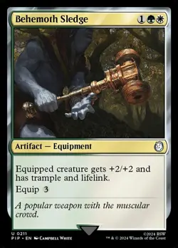 Behemoth Sledge NM-Mint Universes Beyond: Fallout MTG - Image 1