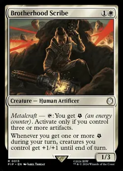 Brotherhood Scribe NM-Mint Universes Beyond: Fallout MTG - Image 1