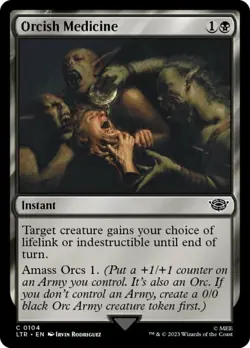 Orcish Medicine Light Play, English Magic the Gathering MTG The Lord of the Ring - Image 1
